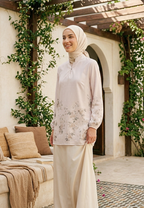 Serelia Blouse Sifon With V neck | Cream