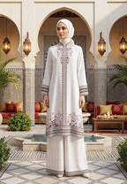Fiola Long Tunic | Cream