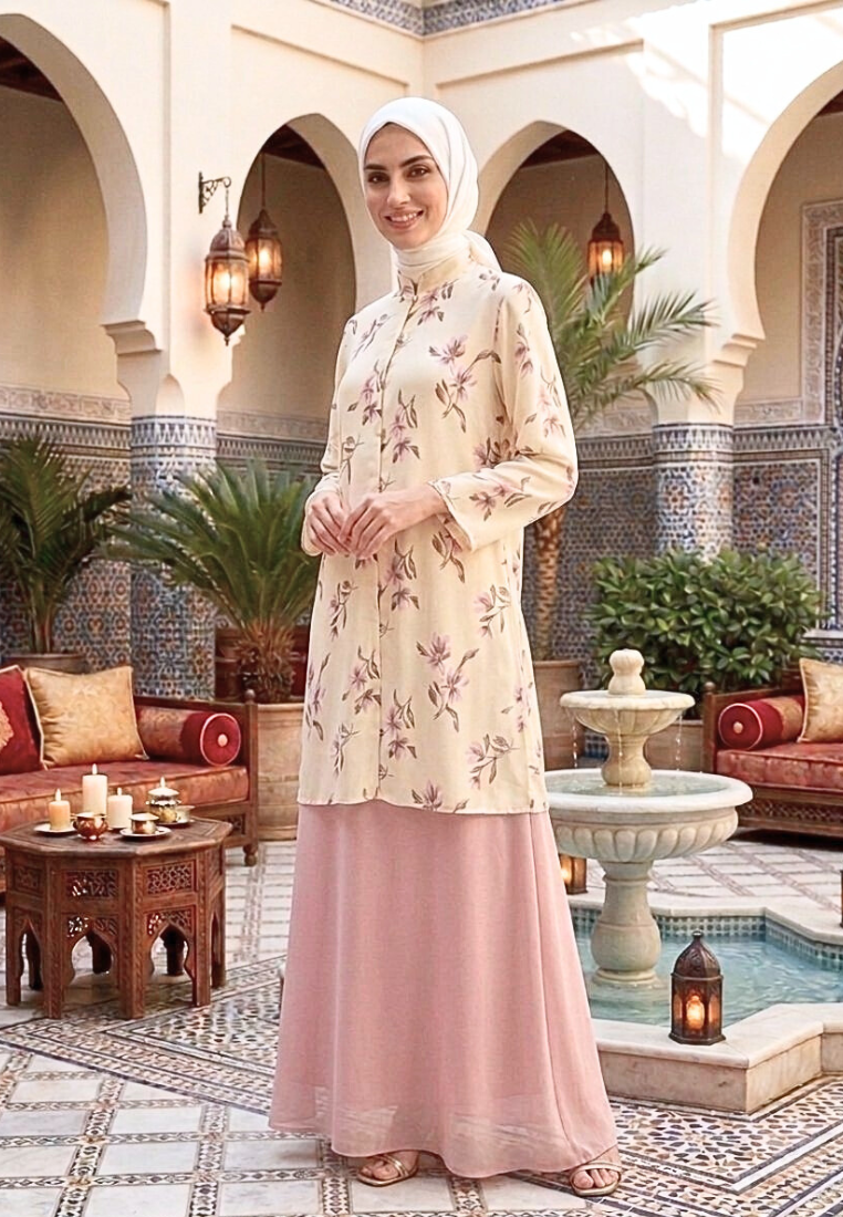 Amora Tunic premium style | Yellow