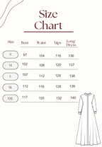 Melanie Muslim Long Dress | Cream