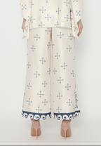 Altha Elegant Wide Leg Pants | Cream