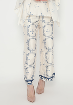 Altha Elegant Wide Leg Pants | Cream