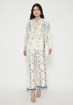 Altha Elegant Wide Leg Pants | Cream