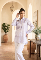 Faolina Shirt In Pastel Color | Blue