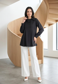 Aurelli Tops With Pleated | Black