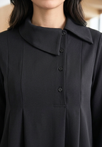 Aurelli Tops With Pleated | Black