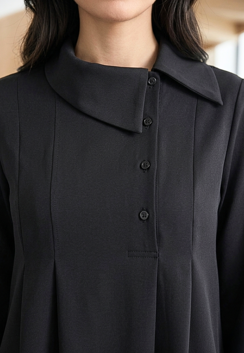 Aurelli Blouse In Black By Brilliant Girl