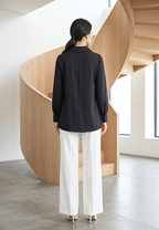 Aurelli Tops With Pleated | Black
