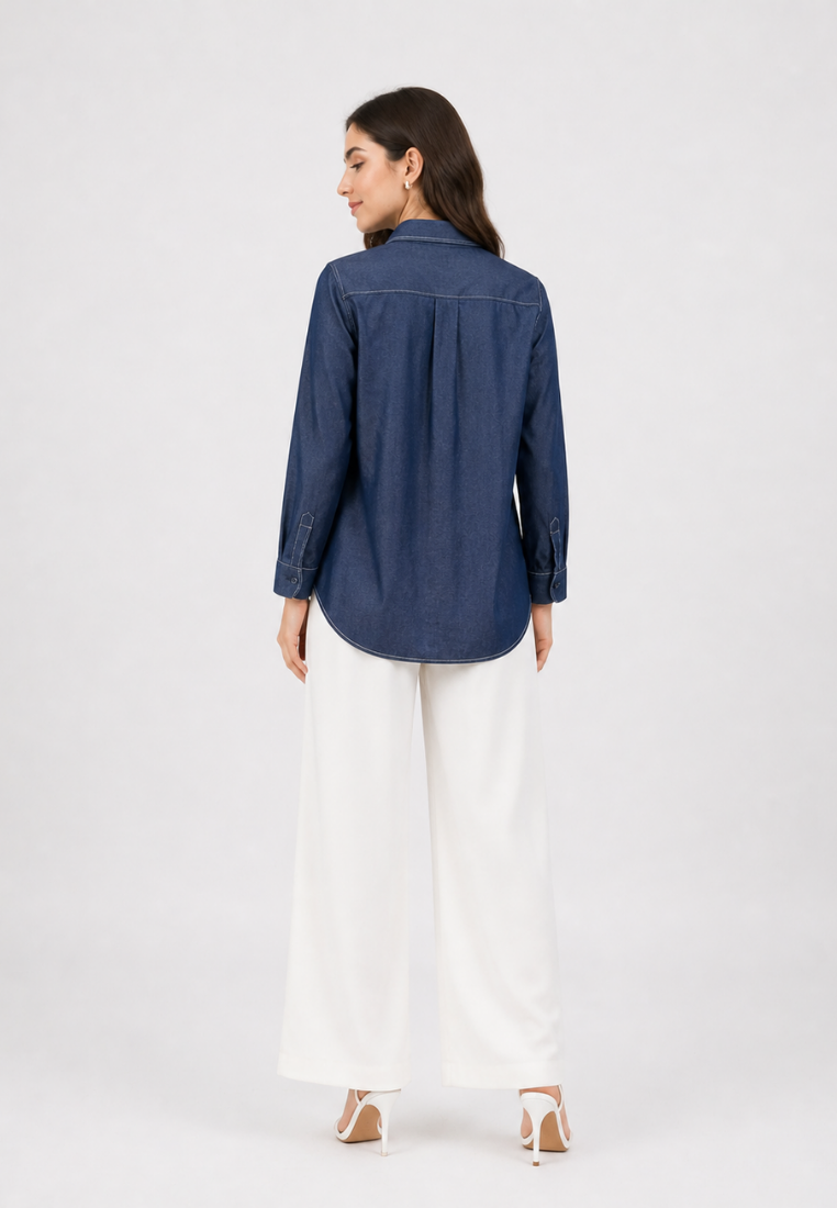 Evolve Bloom Denim in Pocket | Navy