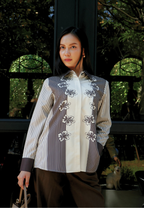 Amarilis Cocoa Bloom Shirt | Brown