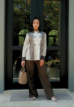 Amarilis Cocoa Bloom Shirt | Brown