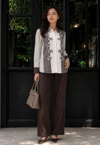 Amarilis Cocoa Bloom Shirt | Brown