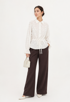 Alessia Embroiderry Blouse | White
