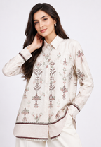 Arunika Shirt With Long Sleeve | Cream