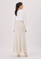 Amora Long Skirt | Cream