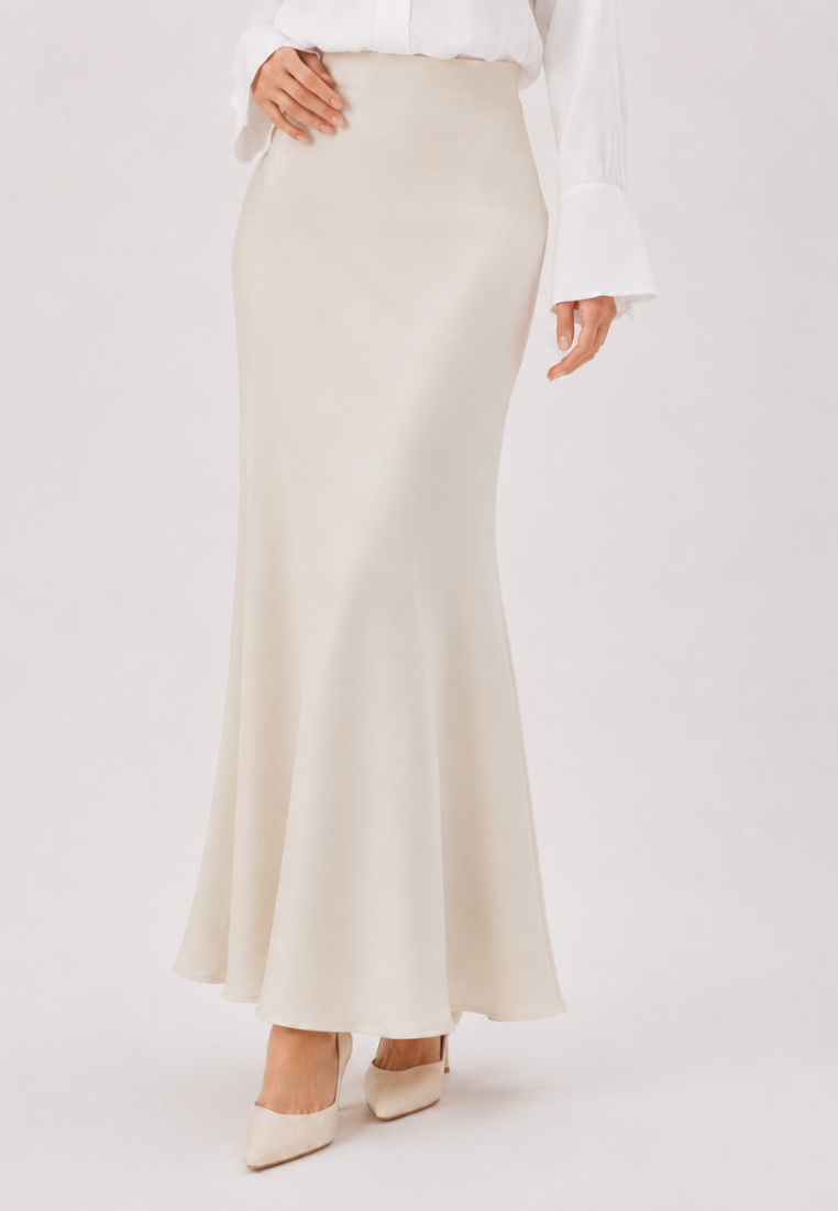 Amora Long Skirt | Cream