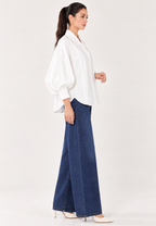 Alora Batwing Blouse | White
