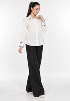 Valerie Embellished Shirt | White