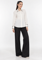 Valerie Embellished Shirt | White