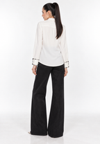 Valerie Embellished Shirt | White