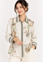 Kirana Floral Shirt | Cream
