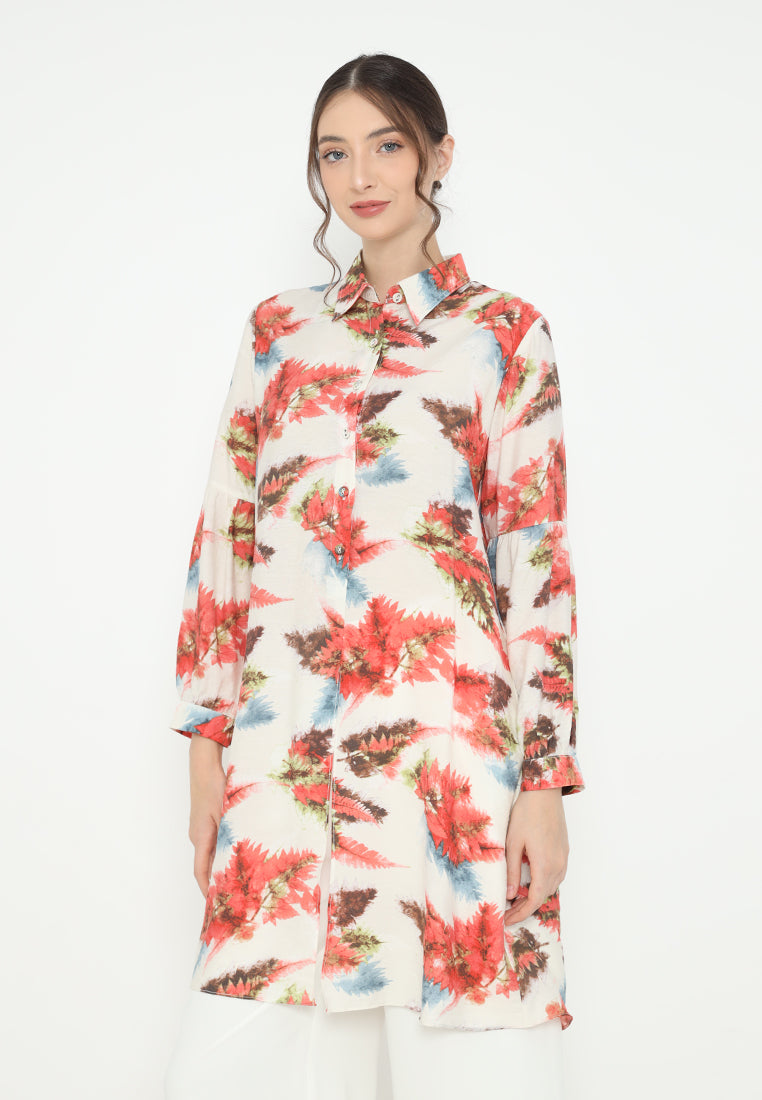 Fauna Tunic With Puff Sleeve | Brilliant Girl