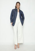 Jeliah Outwear Denim Tops | Navy