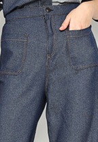 Brady Denim Long Pants | Blue Denim