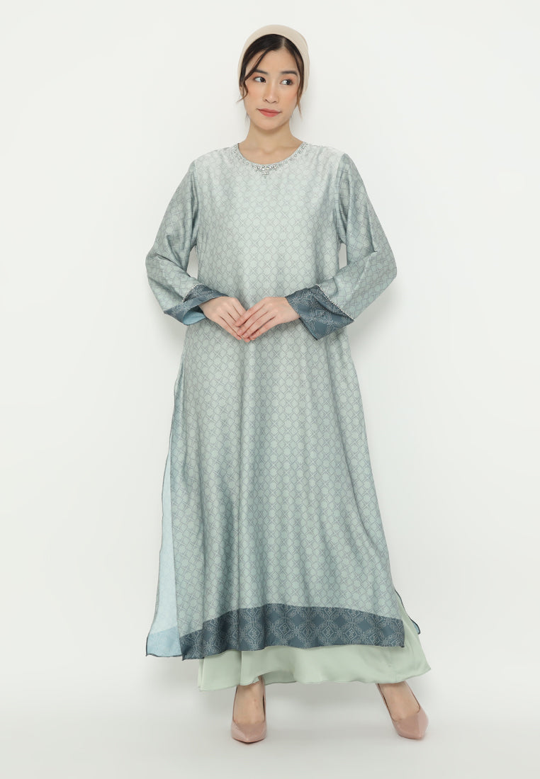 Hannah Monogram With Detail Sequins | Green
