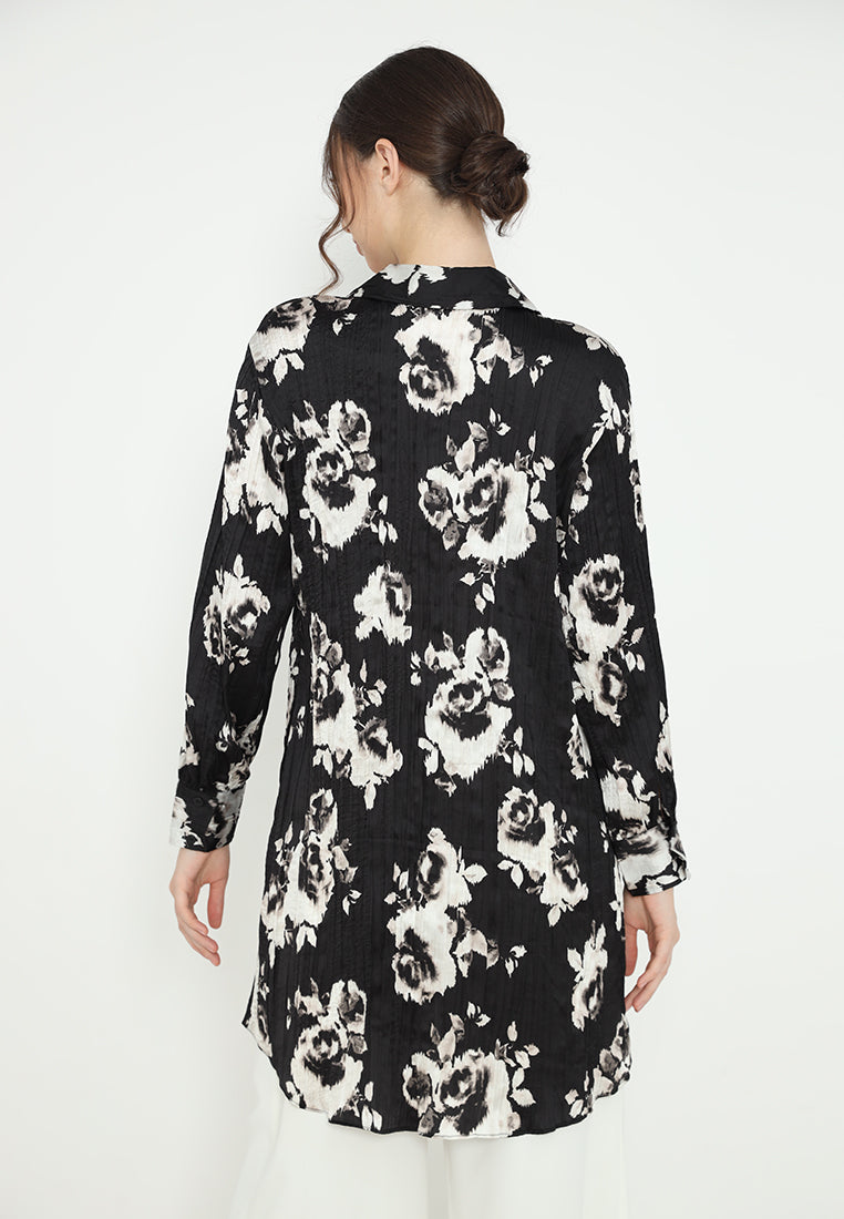 Gregory Patterns Tunic | Black