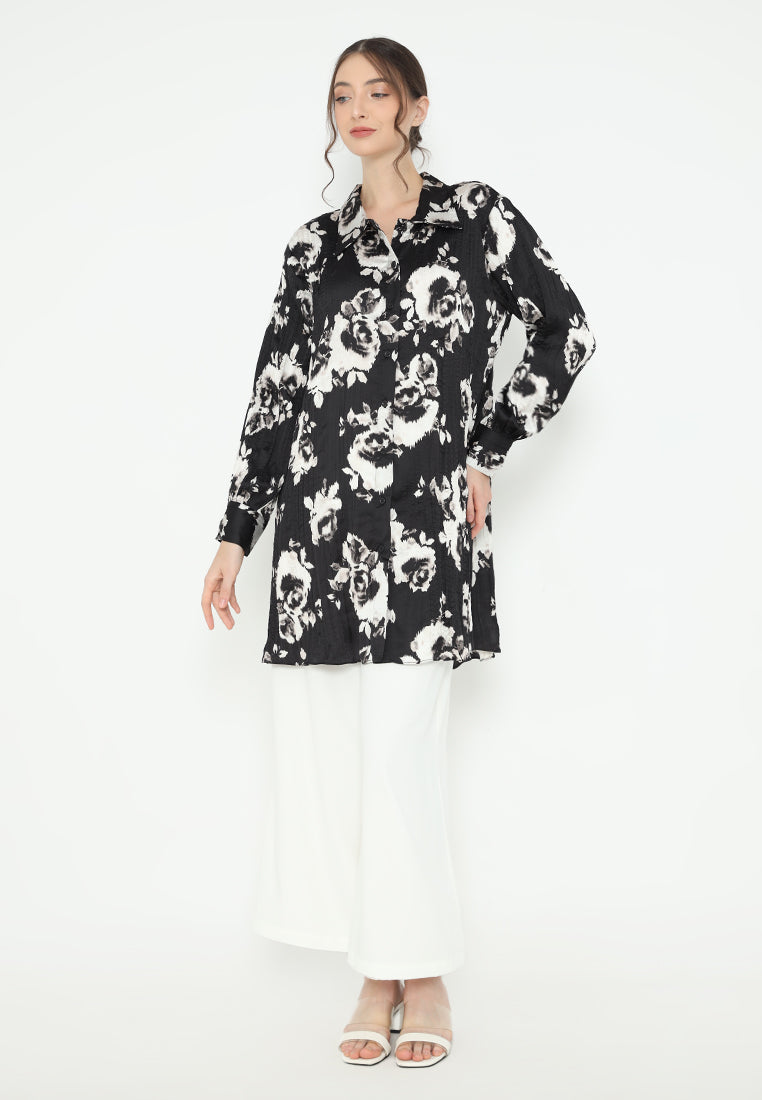 Gregory Patterns Tunic | Black