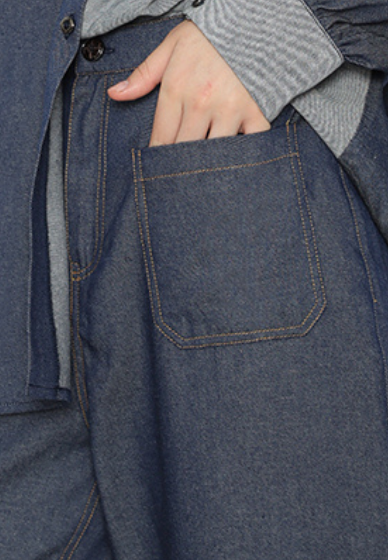 Brady Denim Long Pants | Blue Denim