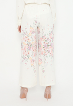 Jardin Floral Cullote In Cream By Brilliant Girl