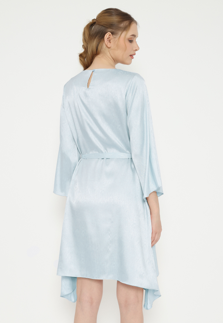Lilies Satin Midi Dress | Cream