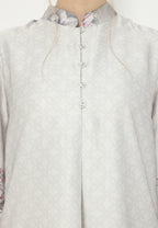 Rosaline Tunic Armany Floral Silk | Green