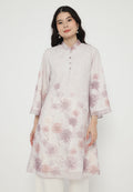 Alviera Tunic Flowy Sifon Printed | Pink