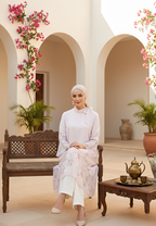 Caverly Tunic With Tape Detail | Pink