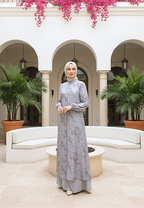 Khaira Muslim Long Dress | Blue