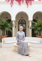 Khaira Muslim Long Dress | Blue