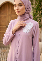Amora Tunic With Floral Detail | Pink