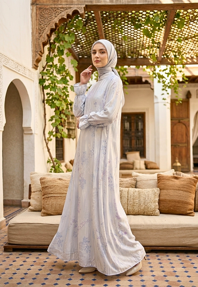 Elenora Muslim Long Dress | Blue