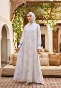 Elenora Muslim Long Dress | Blue
