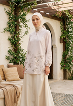 Serelia Blouse Sifon With V neck | Cream