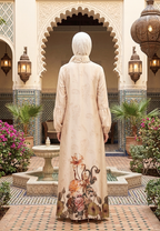 Melanie Muslim Long Dress | Cream