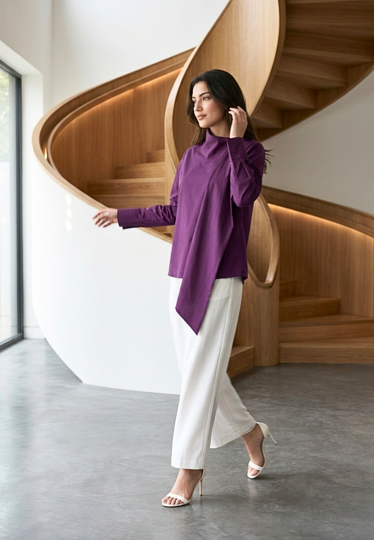 Vionette Signature Asymmetric Blouse