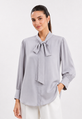 Celesta Blouse With Long Sleeve |Grey|Cream|Pink|Brown