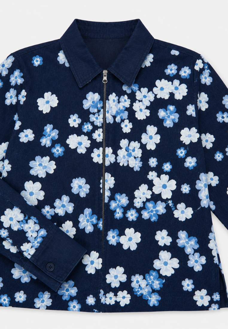 Lunessa Bloom Denim Jacket | Dark Denim