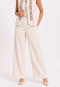 Jeddah Plain Pants | Ivory