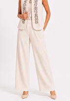 Jeddah Plain Pants | Ivory