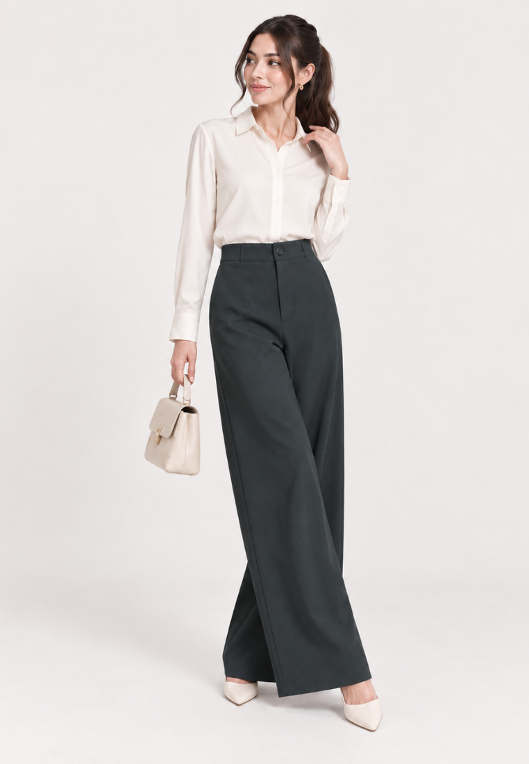 Vienna Long Pants | Black And Grey